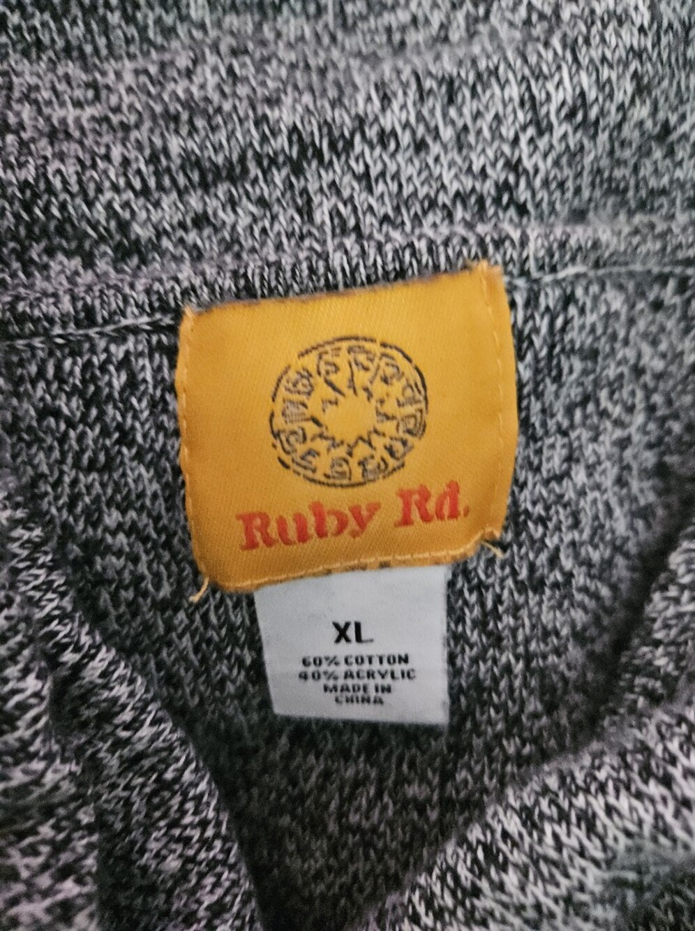 Ruby Rd. Boho Sweater XL - Picture 4 of 4